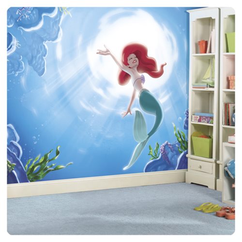 The Little Mermaid Part Of Your World XL Chair Rail Prepasted Mural